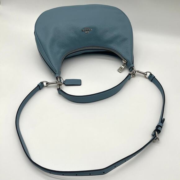 BUNDLE FOR MLS COACH Leather Harley East/West Blue Shoulder Hobo Bag - Picture 7 of 13